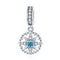 925 Sterling Silver Compass Pendant Necklace