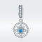 925 Sterling Silver Compass Pendant Necklace