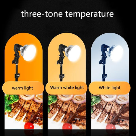 700W Mushroom Lamp & Stand For Mobile Phone Photography