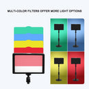 Adjustable 6 Flat-panel Live Fill Light with Overhead Bracket - 3200-5500k