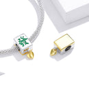 925 Sterling Silver Mahjong Beads For Diy Bracelets & Necklaces