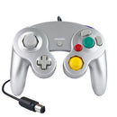 2-pack Wired Vibrating Game Controller for Nintendo Ngc / Wii - Silver
