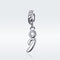 925 Sterling Silver Letter Pendant For Diy Bracelet Or Necklace Style - I