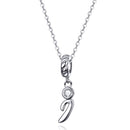 925 Sterling Silver Letter Pendant For Diy Bracelet Or Necklace Style - I