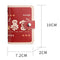 Festive Cartoon Snap Anti Degaussing Card Holder Lucky Change Id Storage Bag - Blue