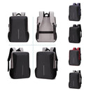 Hard Shell Backpack Alloy Frame Anti-theft Computer Bag for Men Black