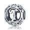 925 Sterling Silver 26 English Letter Beads For Diy Bracelets & Necklaces Style - I