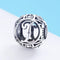 925 Sterling Silver 26 English Letter Beads For Diy Bracelets & Necklaces Style - I