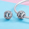 925 Sterling Silver 26 English Letter Beads For Diy Bracelets & Necklaces Style - I