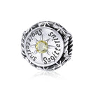925 Sterling Silver Zodiac Beads For Diy Bracelets & Necklaces Sagittarius Style - Sagittarius