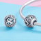 925 Sterling Silver 26 English Letter Beads For Diy Bracelets & Necklaces Style - S