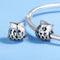 925 Sterling Silver Gemstone Inlaid Beads