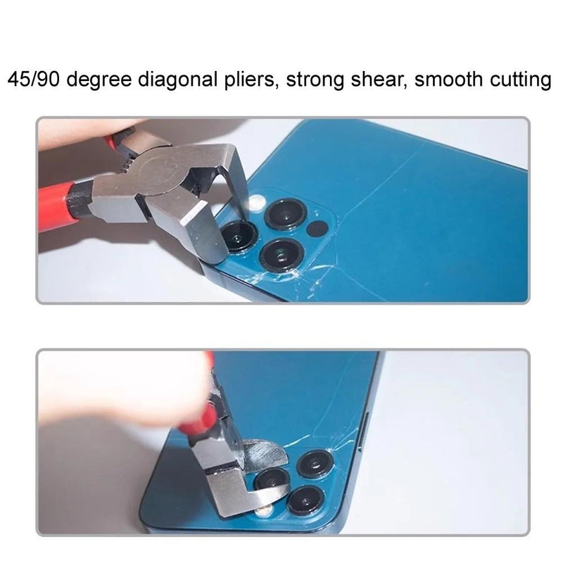 90 Degree Right Angle Diagonal Pliers - Compact & Versatile
