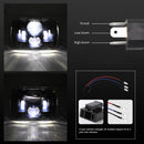 7 Inch 5X7 / 7X6 H4 Dc 9V - 30V 3500Lm 35W Car Square Shape Led Headlight Lamps For Jeep Wrangler