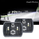 7 Inch 5X7 / 7X6 H4 Dc 9V - 30V 3500Lm 35W Car Square Shape Led Headlight Lamps For Jeep Wrangler