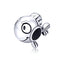 925 Sterling Silver Simple Fish Bead Bracelet / Necklace Accessory