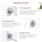 925 Sterling Silver Love Cat Heart Beads For Diy Bracelets & Necklaces