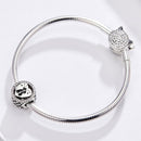 925 Sterling Silver Love Cat Heart Beads For Diy Bracelets & Necklaces