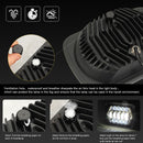 7 Inch H4 Dc 9V - 30V 3000Lm 6000K 30W Ip67 8Led Lamp Beads Car Square Shape Led Headlight Lamps For Jeep Wrangler