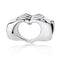 925 Sterling Silver Hand In Hand Bracelet Beads Diy