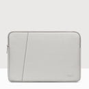 11 / 12 Inch Double-Layer Leather Laptop Bag - Gray
