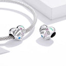 925 Sterling Silver Sweet Heart Beads For Diy Bracelets & Necklaces