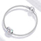 925 Sterling Silver Sweet Heart Beads For Diy Bracelets & Necklaces