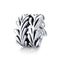 925 Sterling Silver Simple Seaweed Bead Bracelet / Necklace Set