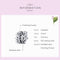 925 Sterling Silver Simple Seaweed Bead Bracelet / Necklace Set