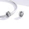 925 Sterling Silver Simple Seaweed Bead Bracelet / Necklace Set