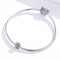 925 Sterling Silver Simple Seaweed Bead Bracelet / Necklace Set