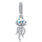 925 Sterling Silver Jellyfish Pendant For Bracelets & Necklaces