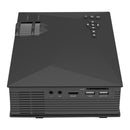Uc68 80 Ansi Lumens 800X400 Home Theater Multimedia Hd 1080P Led Projector Supports Usb/Sd/Hdmi/Vga/Ir