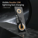 15W Dual Fast Charging Pad For 3 In 1 Wireless Phones
