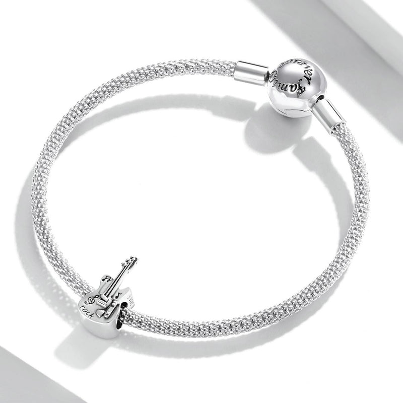 925 Sterling Silver Retro Bass Beads For Diy Bracelets & Necklaces