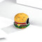 925 Sterling Silver Burger Bead For Diy Bracelet / Necklace