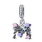925 Sterling Silver Letter M Pendant For Diy Bracelets & Necklaces