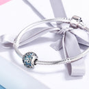 925 Sterling Silver Starry Sky Beads For Diy Bracelets & Necklaces