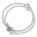 925 Sterling Silver Rabbit Ear Magic Hat Beads For Diy Bracelets & Necklaces