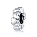 925 Sterling Silver Heart Beads For Diy Bracelets & Necklaces