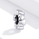 925 Sterling Silver Heart Beads For Diy Bracelets & Necklaces
