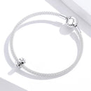 925 Sterling Silver Heart Beads For Diy Bracelets & Necklaces