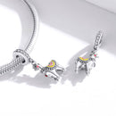 925 Sterling Silver Adorable Alpaca Pendant For Diy Bracelets & Necklaces
