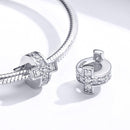 925 Sterling Silver Diy Cross Beaded Bracelet Accessories