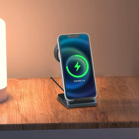 3 In 1 Vertical Metal Wireless Charger - Tarnish