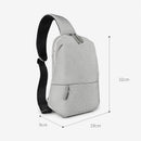 Adjustable Sports Chest Bag Lightweight & Versatile - Deep Grey