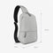 Adjustable Sports Chest Bag Lightweight & Versatile - Deep Grey