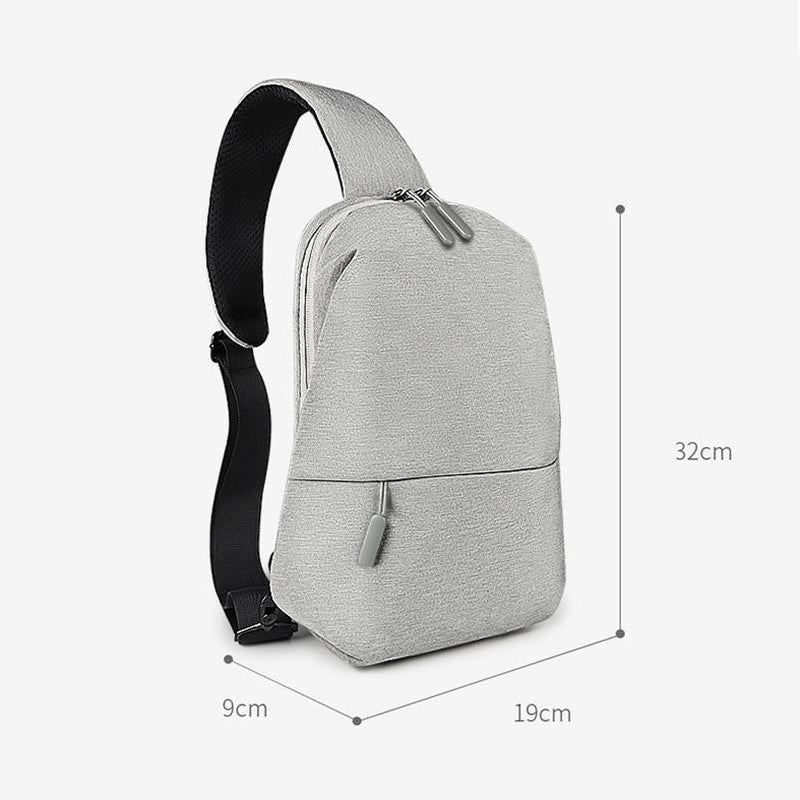 Adjustable Sports Chest Bag Lightweight & Versatile - Deep Grey