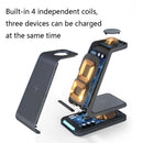 3 In 1 15W Vertical Wireless Charger - Black