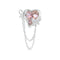 925 Sterling Silver Opal Butterfly Tassel Beads